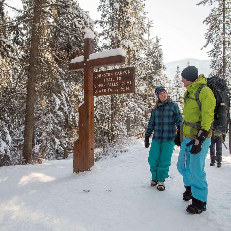 From Banff: Marble & Johnston Canyon Icewalk Combo - Meeting Point and Timing: 137 Beaver St, 8:20am or 1:20pm Pickup