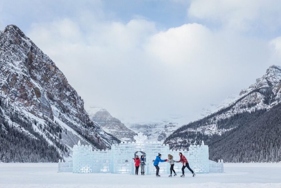 From Banff: Winter Wonderland; Lake Louise & Johnston Canyon - Johnston Canyon Frozen Waterfalls: Two Levels, Two Moods