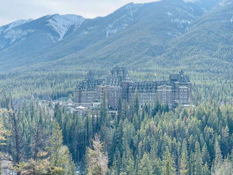 From Calgary: Banff, Moraine Lake and Lake Louise Tour - Bow Falls viewing platforms and the Banff Viewpoint overlook