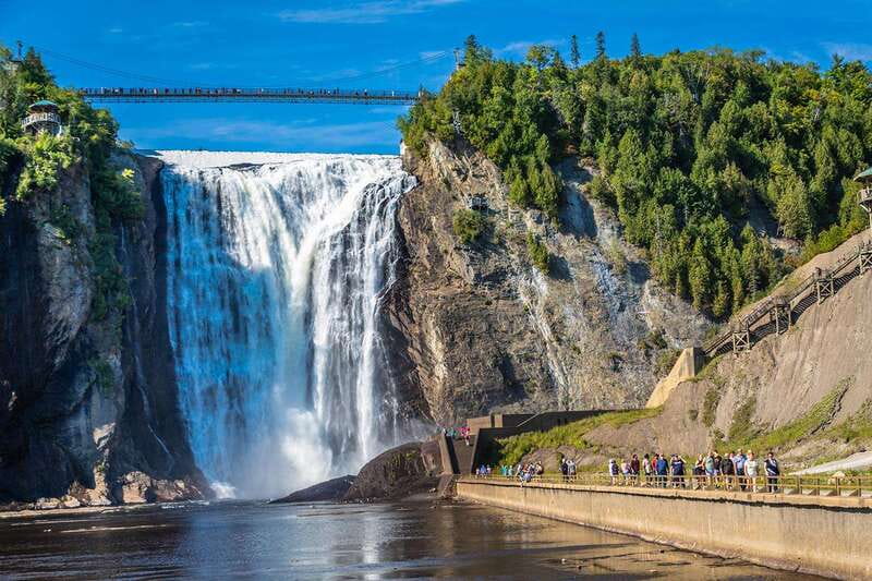 From Montreal: Full-Day Tour of Quebec City with Cruise - Montmorency Falls: the photo stop that sets the tone