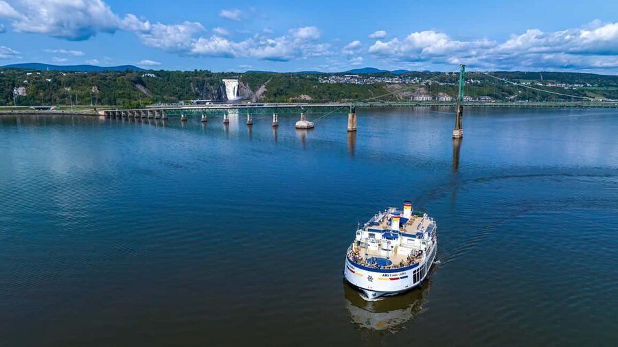 From Montréal: Québec City, River Cruise & Montmorency Falls - Montmorency Falls: the 276 ft wow factor, timed for photos and viewpoints