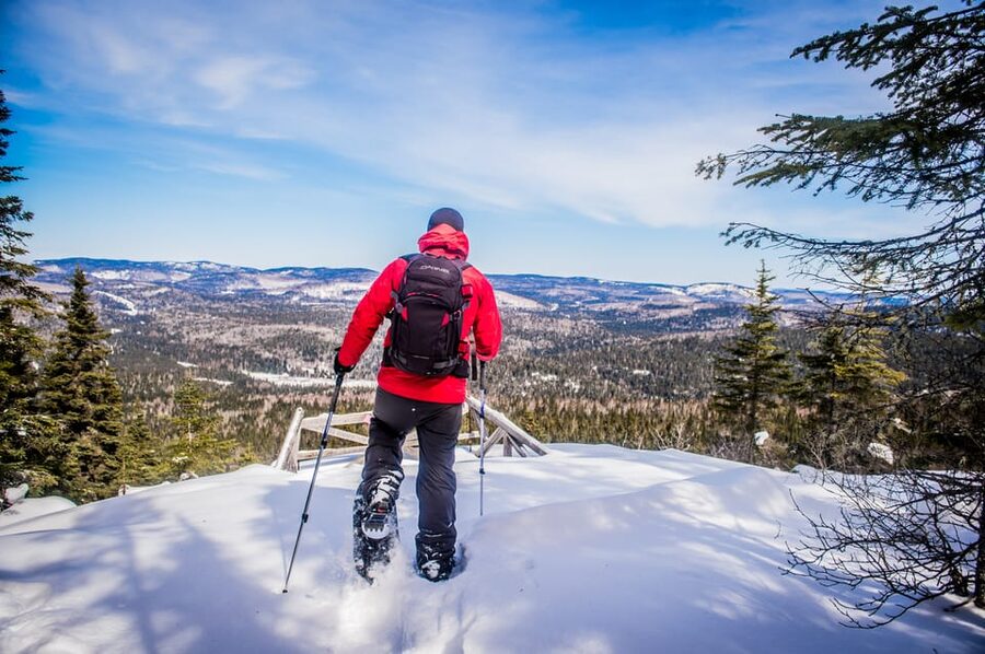 From Montreal: Sept-Chutes Regional Park Hike - Getting the Mont Brassard payoff: cool air and panoramic views