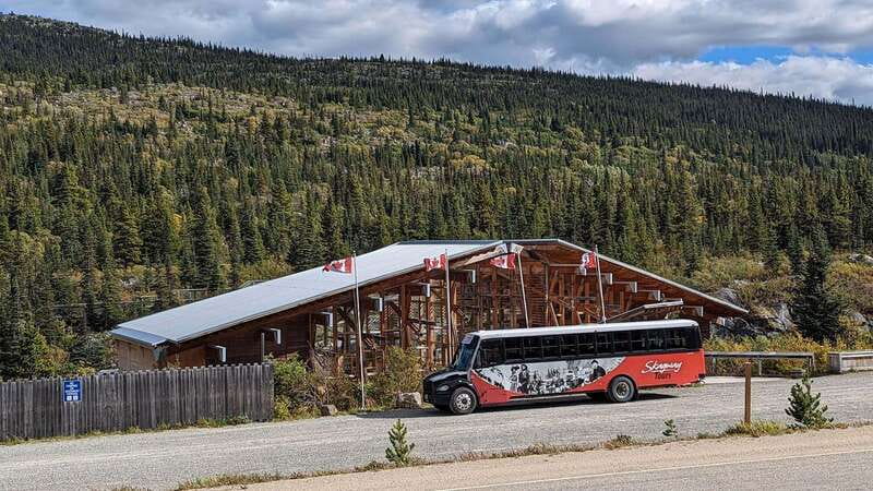 From Skagway: White Pass and Yukon Suspension Bridge Tour - From cruise dock to Klondike Highway: how the day starts in Skagway