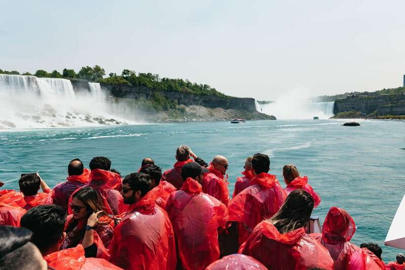From Toronto: Niagara Falls + Winery, Cruise, & Lunch Option - Canadian Falls first impressions at Table Rock