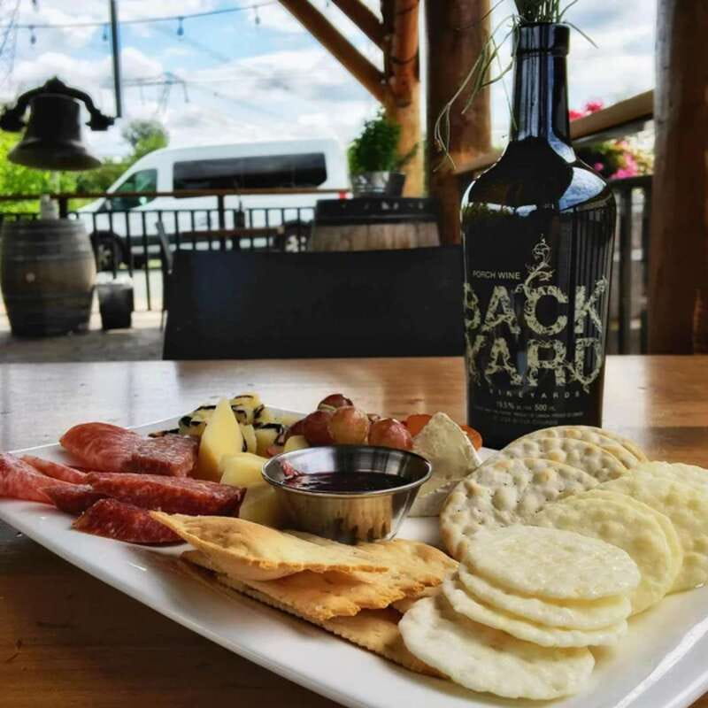 From Vancouver: Fraser Valley Wine Tour with Local Tastings - Backyard Wines plus charcuterie: your first tasting and lunch