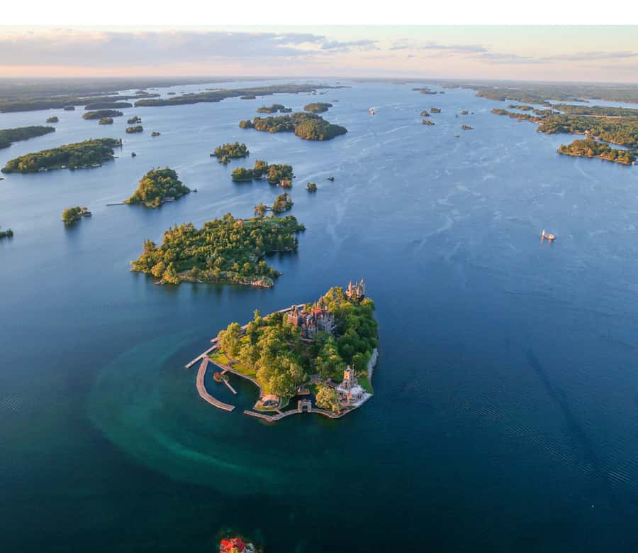 Gananoque: 1000 Islands Fireworks Cruise - Canada Day or Fourth of July: the views are not the same
