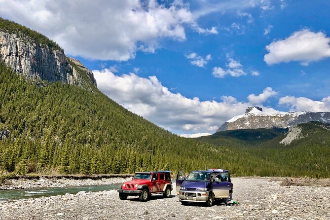 Ghost Valley Private Full Day Tour in a Jeep 4 by 4 - Stop 3: North Ghost River to the Valley of the Birds and a waterfall pause