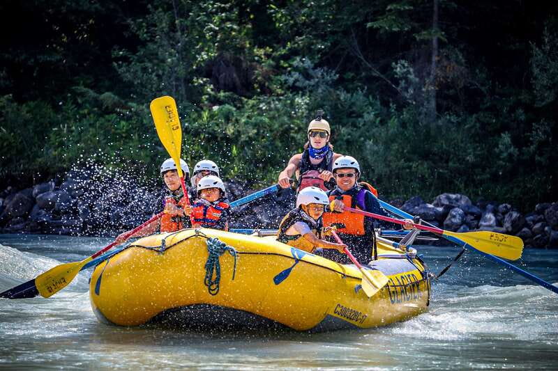 Golden, BC: Kicking Horse River Family Rafting with Lunch - The Upper Canyon float: calm water, real scenery, and a few jolts