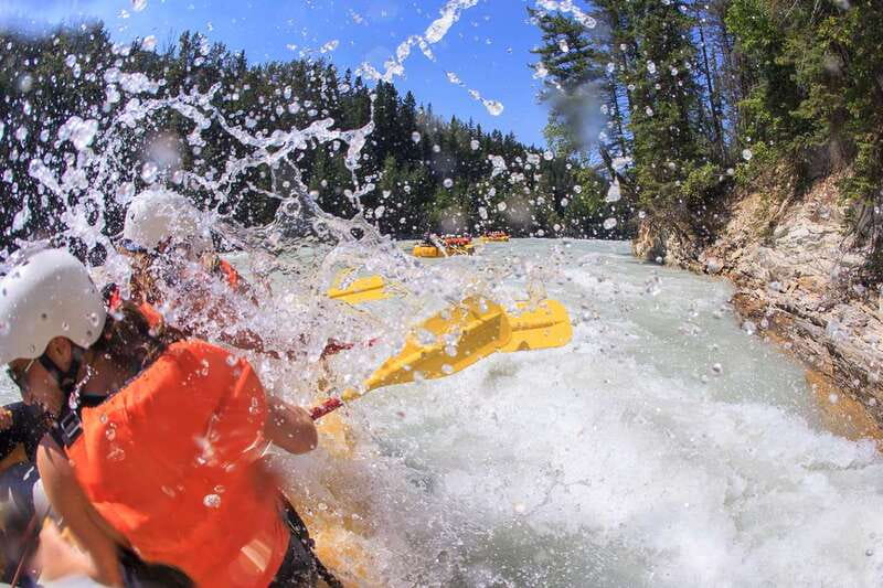 Golden, BC: Kicking Horse River Whitewater Raft Experience - Calm upper canyon first, this is where you learn the raft
