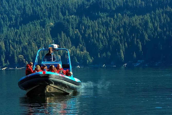 Granite Falls Zodiac Tour by Vancouver Water Adventures - Up Indian Arm toward Deep Cove: the boat-only fjord moment