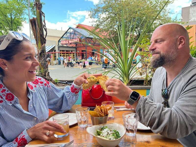 Granville Island Vancouver's Elite Walking Food - Where The Giants puts you on Vancouver time