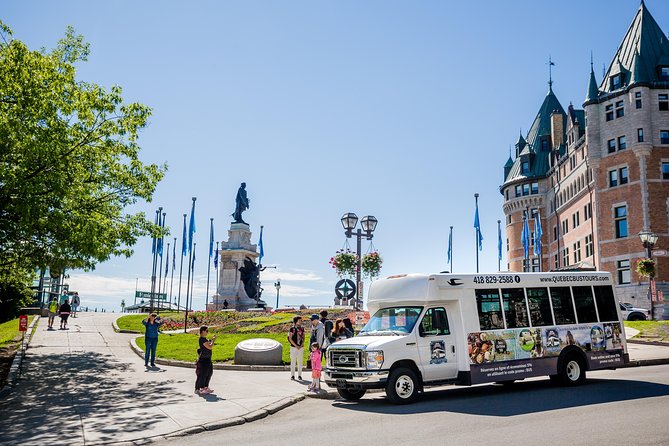 Group Excursion of Quebec City and Montmorency Falls - Stop 1 at Place d’Armes: churches, fortifications, and key battle sites