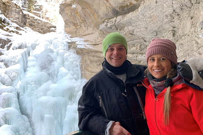 Half Day Marble and Johnston Canyon Ice Walk Combo Tour - Marble Canyon Icewalk: Secluded Kootenay National Park Views