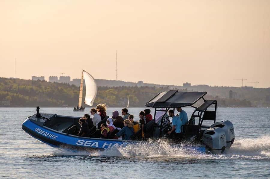 Halifax: 50-Minute Boat Tour of the Harbour - Getting on board: Lower Water Street, 1597, and a modern boat