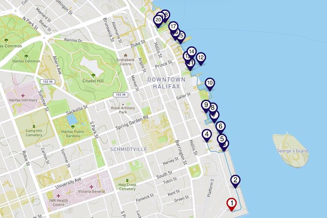 Halifax Boardwalk & Seaport: a Smartphone Audio Walking Tour - Key points before you go