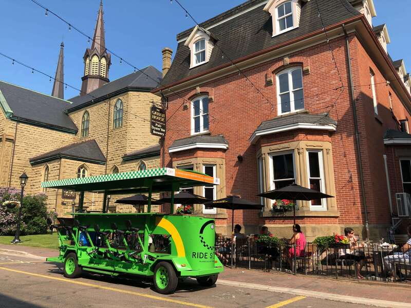 Halifax: Solar Waterfront Food/Drink Party Bike Experience - Stop 1: the pizza discount, and why the first meal stop is strategic