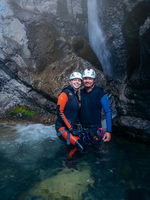 Heart Creek Canyoning tour - Beginner friendly - Near Banff - Rappel Workshop in the Upper Reach, Then Getting Wet Down Canyon