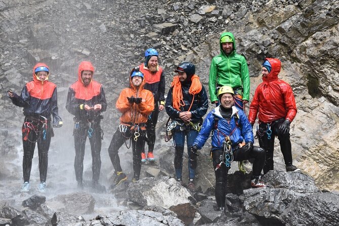 Heli Adrenaline Canyoning Tours - Hike down to the canyon mouth: where pace and confidence begin