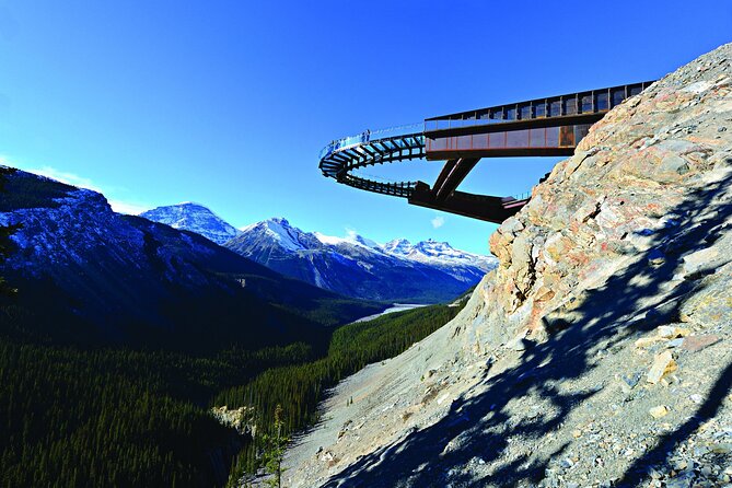 Jasper and Columbia Skywalk Icefield Parkway Private Day Tour - Columbia Icefield Skywalk: glass-floored views with a short time window