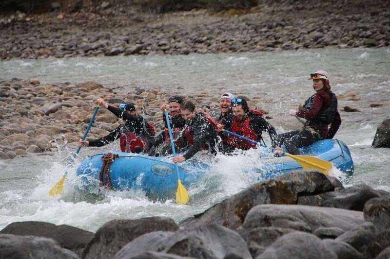 Jasper: Athabasca River Mile 5 Whitewater Rafting Tour - Mile 5 on the Athabasca: the sweet spot for first-time rafters