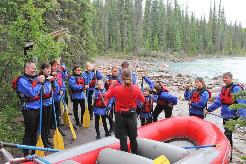 Jasper: Canyon Run Family Whitewater Rafting - What the rapids feel like on Class 2+, and why beginners like this stretch