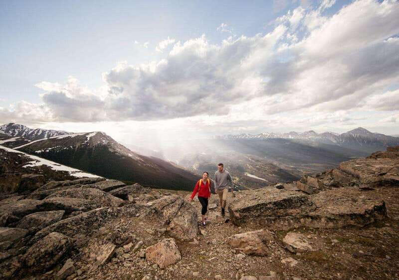 Jasper SkyTram Roundtrip Flight Ticket - Upper station boardwalks, interpretive panels, and views that make sense