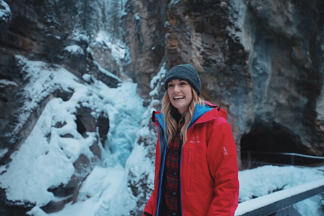 Johnston Canyon Frozen Waterfalls - Small Group Tour - Johnston Canyon Frozen Waterfalls: what the morning feels like