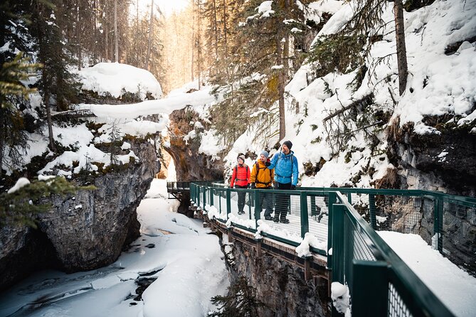Johnston Canyon Icewalk - Winter Banff done the practical way: steel walkways, not guesswork