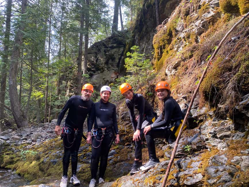 Kelowna: Adrenaline Canyoning Tour - Cold water reality: what to pack so you stay comfortable