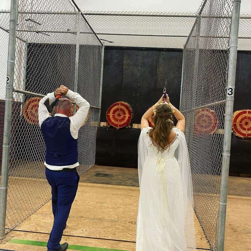 Kelowna: E-Bike Ride and Axe Throwing Adventure - Axe Monkeys Kilowna: How the 1-Hour Throw Session Works