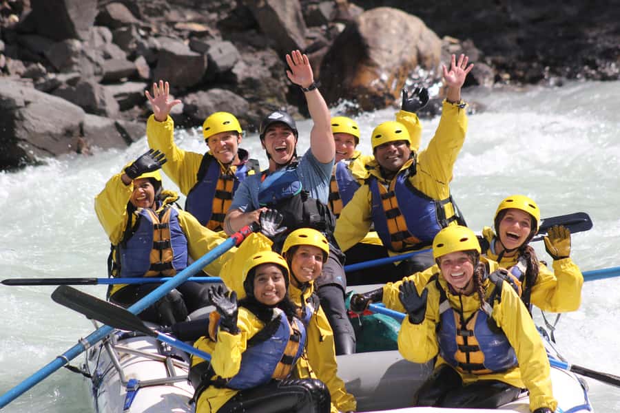 Kicking Horse River: Rafting Trip with BBQ - The warm-up hour on the Yoho National Park stretch