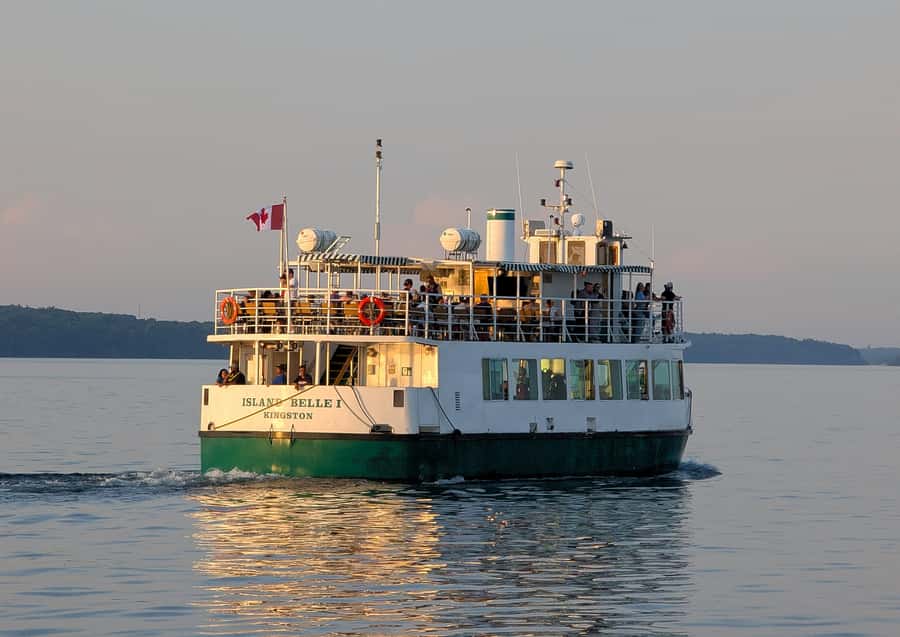 Kingston: Waterfront Sunset Cocktail Cruise - Practical comfort notes: stairs, deck space, and the Island Belle