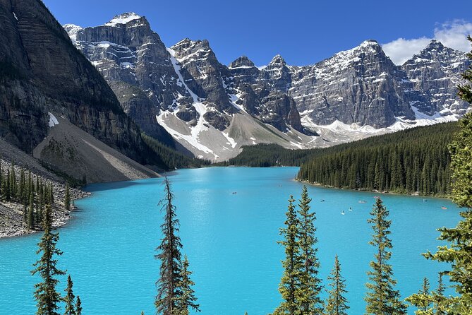 Lake Louise and Moraine Lake Small Group Half Day Tour - Lake Louise in One Hour: Turquoise Views and Victoria Glacier Backdrop