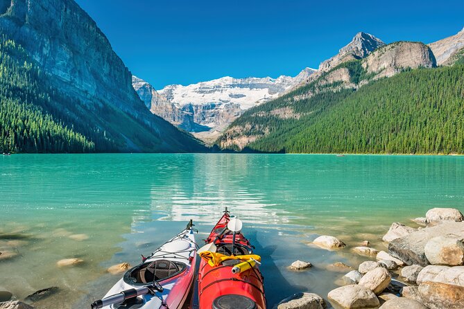 Lake Louise Moraine Lake Johnston Canyon 1.5h Half Day Tour - Moraine Lake in summer (and why dates really matter)
