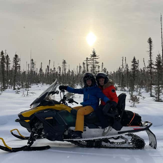 Laurentians: Snowmobile Guided Tour - Your Guide and the Expedition 900 ACE Two-Seater Ride