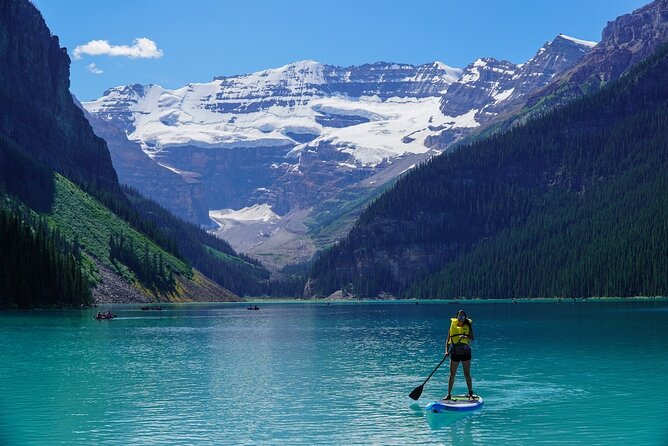 Louise,Moraine/Johnston Canyon,Emerald ,Banff(optional:Gondola) - Lake Louise, plus the one-hour Village window for real-life breaks