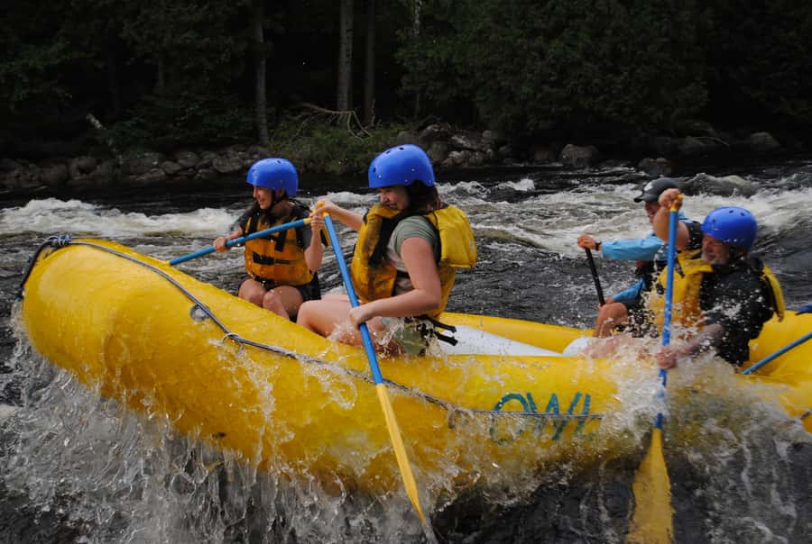 Mad Adventure rafting - First, You Meet the Gear and the Guide at the Lodge