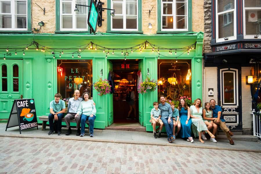 Magical memories in Quebec City with a local photographer - Place Royale meet-up: the start matters more than you think