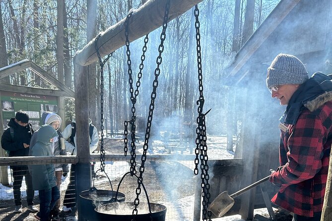 Maple Syrup Tour on the Sugar Bush Trek - Taffy-on-snow: what you taste and how you learn it