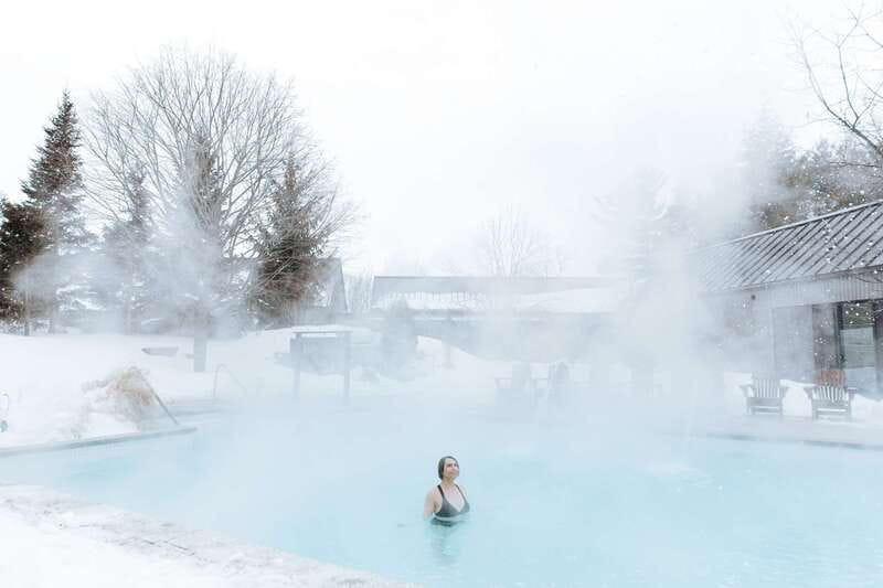 Mont-Saint-Hilaire: Nordic Spa Thermal Experience - Outdoor Nordic Baths, Waterfalls, Fireplaces, and the Weather Reality