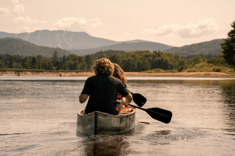 Mont-Tremblant: Self guided kayak/paddleboard on Rouge River - Timing and route mood: the highway stretch and what comes after
