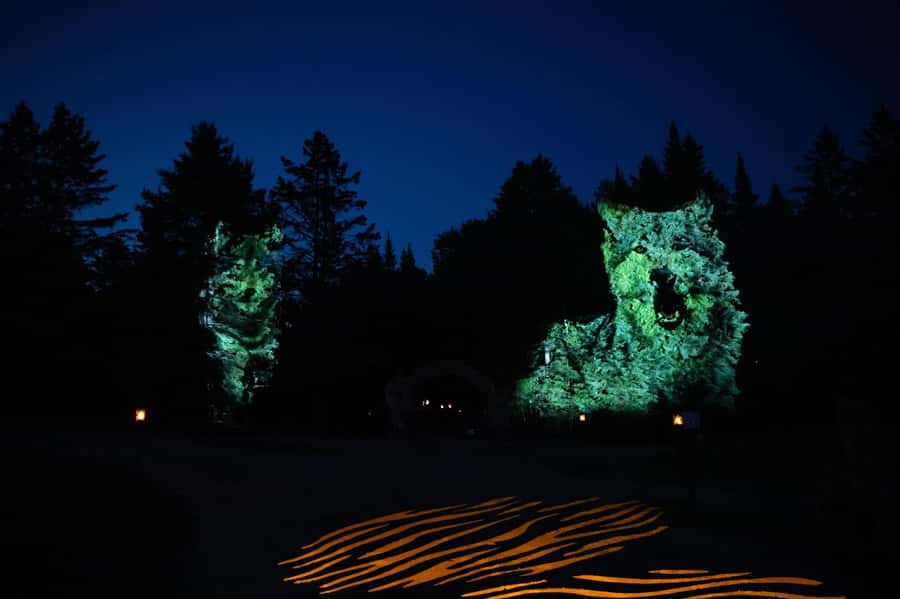 Montebello, QC: Parc Omega ONIRO Immersive Experience at Night - What Happens on the Oniro Trail After Sunset (17 Scenes, About 60 Minutes)