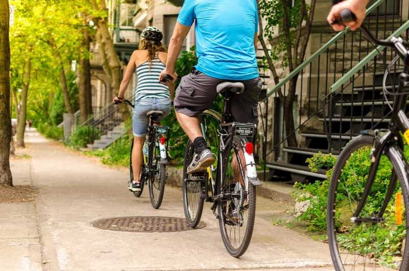 Montreal: All-Day Bicycle Rental - Old Montreal cobblestones and a pastry pause
