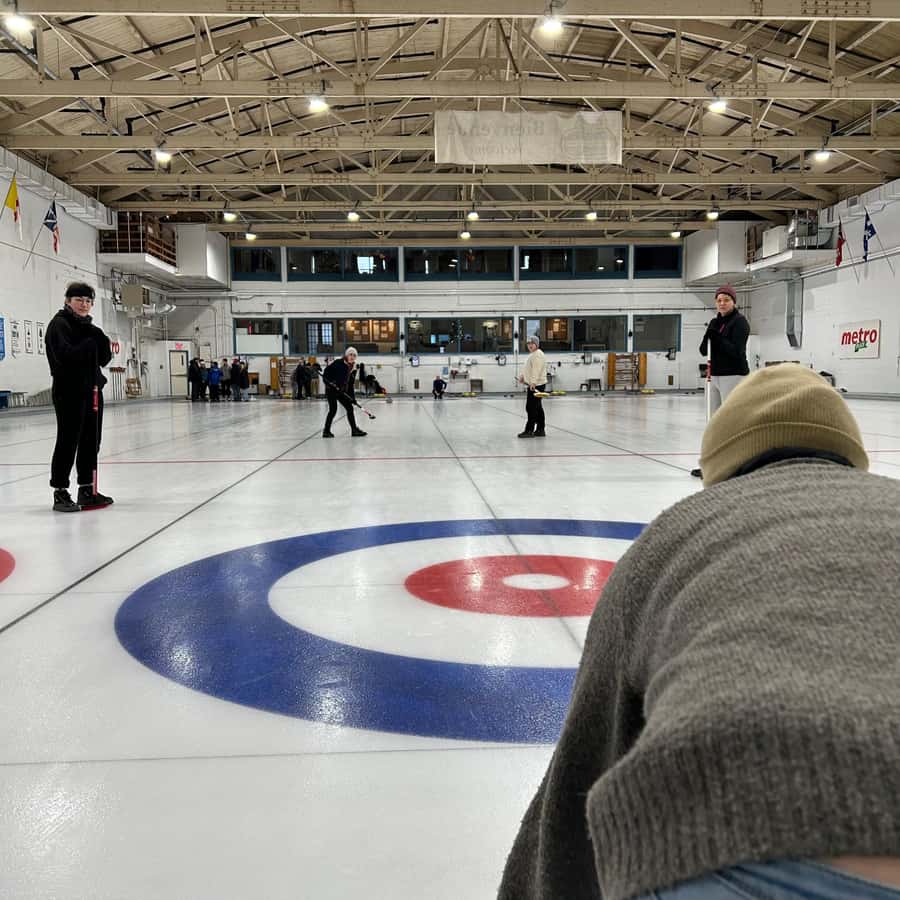 Montreal: Curling Experience with instructor and equipment - Equipment provided: sliders, brooms, grippers, and stabilizers that remove guesswork