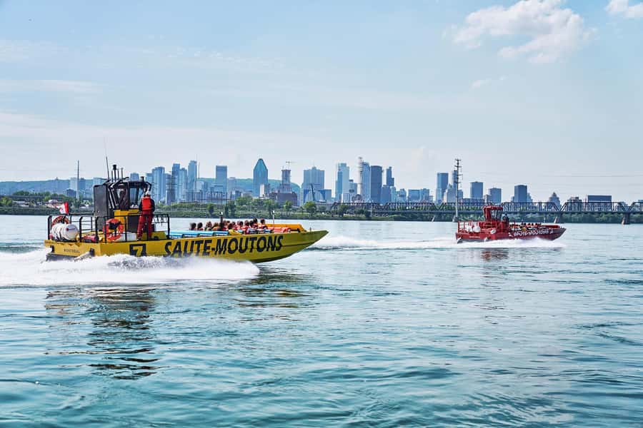Montreal: Lachine Rapids Sightseeing Tour - Victoria Bridge and Samuel de Champlain Bridge: icons with real context