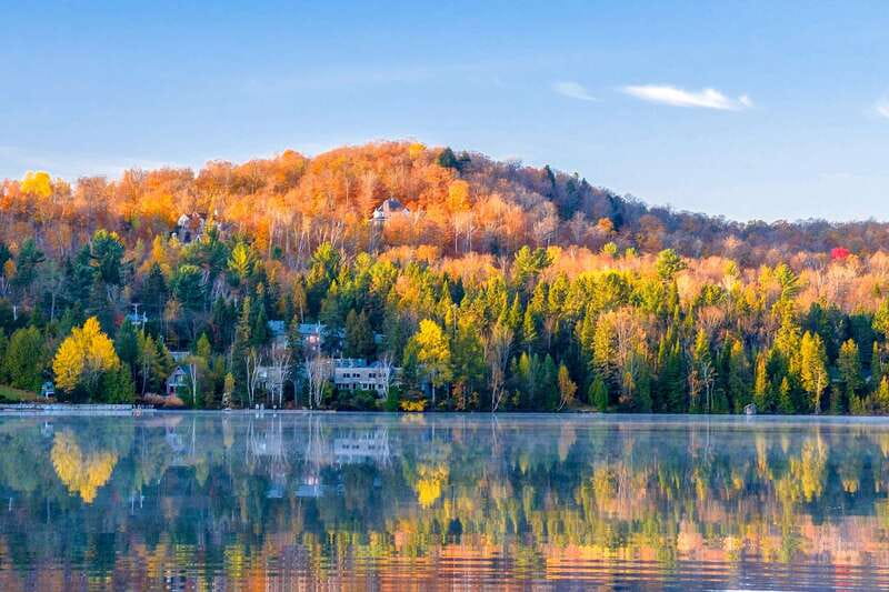 Montreal: Laurentian Mountains Day Trip - Saint-Sauveur: a quick village taste with photo-stop energy
