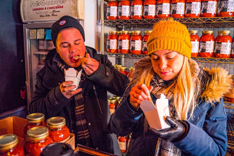 Montreal: Mile End Food Tour with 7 Local Favorites Tastings - Street-Style Gnocchi in Quirky Takeout Boxes, a Late-Night Feeling