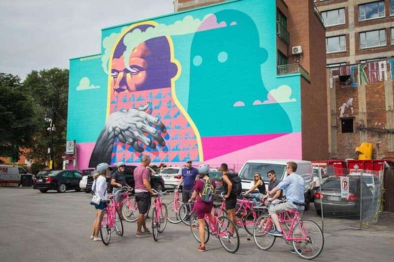 Montreal: Non Touristy Pink Bike Tour - Lunch on Two Wheels: Why the Mid-Tour Break Helps