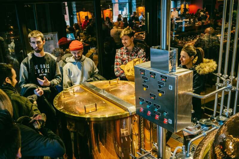 Montreal Old Port: Craft Brewery and Beer Tasting Tour - Stop 1: BreWskey Brasserie Artisanale, sampler one plus Montreal context