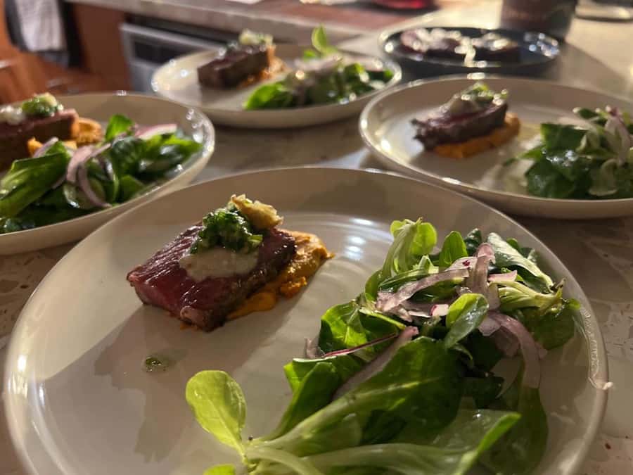 Montreal Supper Club by Michelin-Trained Chef - Chef and partner narration: the stories behind each plate